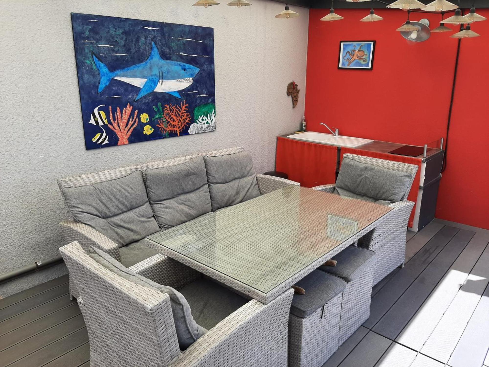 Studio Independant Chez L'Habitant Avec Piscine Et Cuisine Exterieures Ла Рошел Екстериор снимка